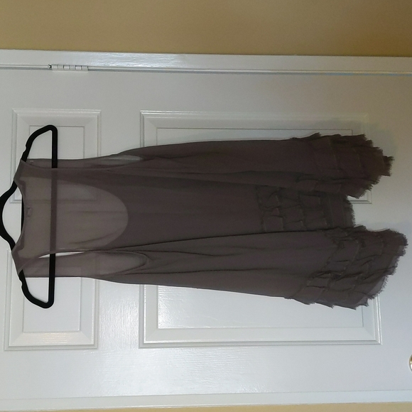 Odille silk mini dress/tunic sz 14 - Picture 5 of 6